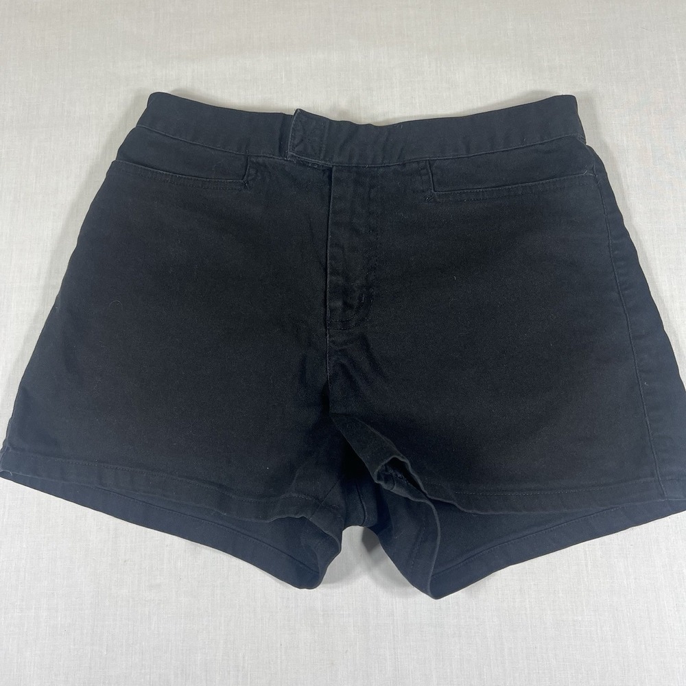Palmettos Womens Black Stretch Shorts Size 3 Cotton Lycra Casual Flat Front